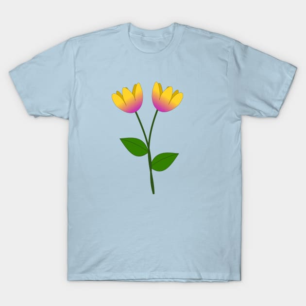 Beautiful yellow and purple daisies. T-Shirt by Robyn's T shop